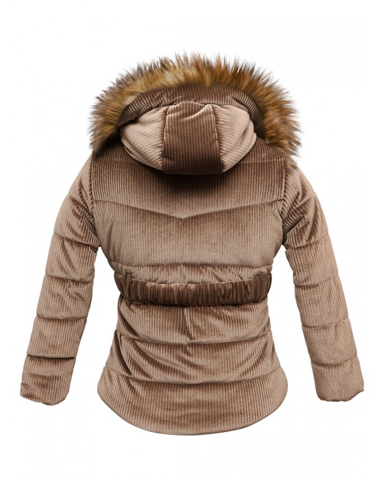 Girls Jacket Quilted Mouse